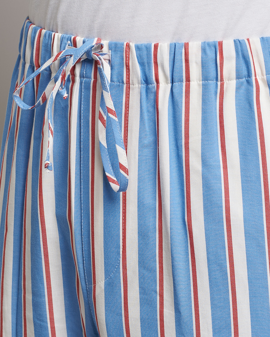 Mies | Yöpuvut ja kylpytakit | Nufferton | Uno Triple Striped Pyjama Set Blue/White/Red