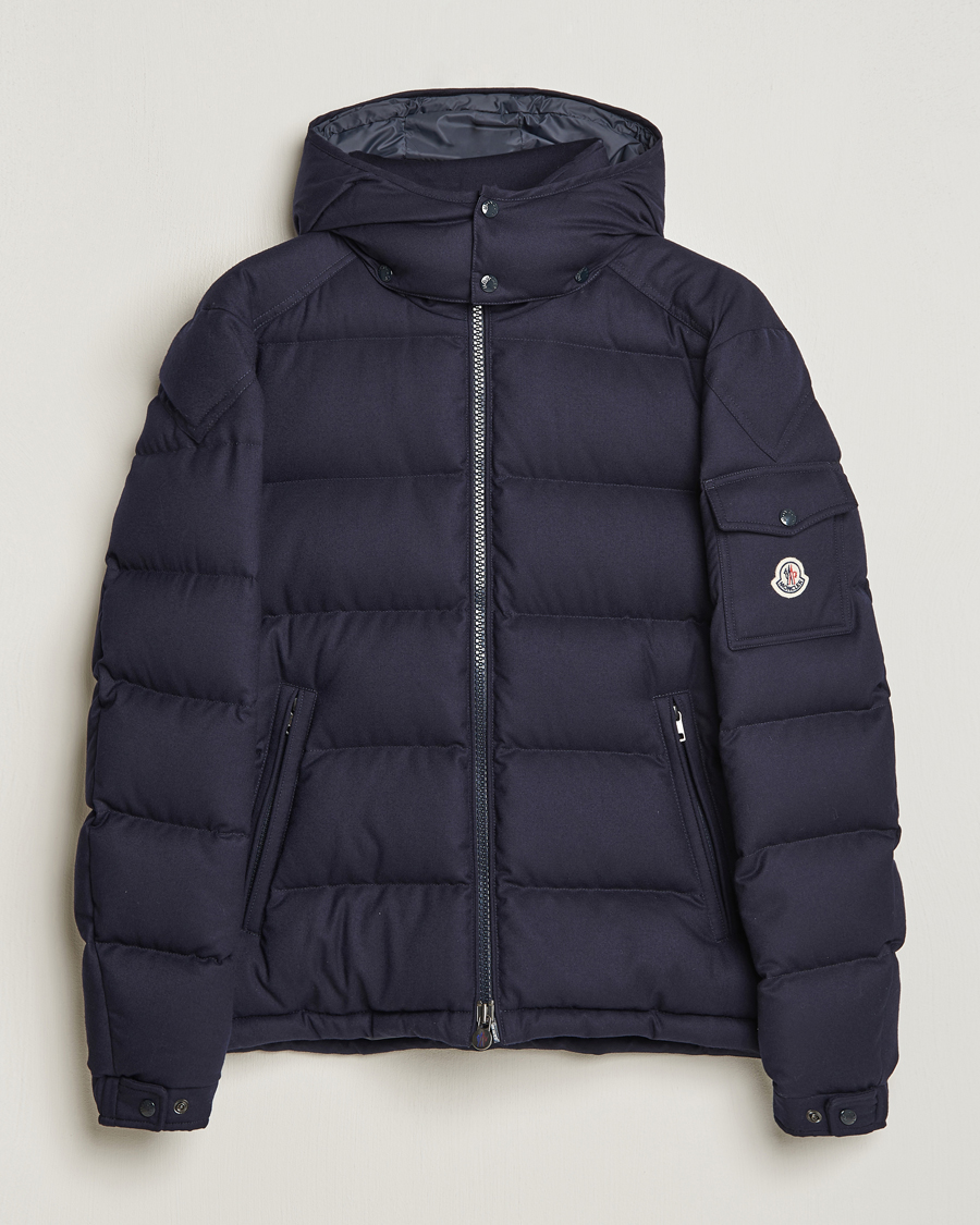 Mies | Takit | Moncler | Montgenevre Flannel Down Jacket Navy