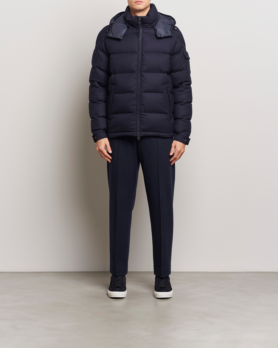 Mies | Takit | Moncler | Montgenevre Flannel Down Jacket Navy