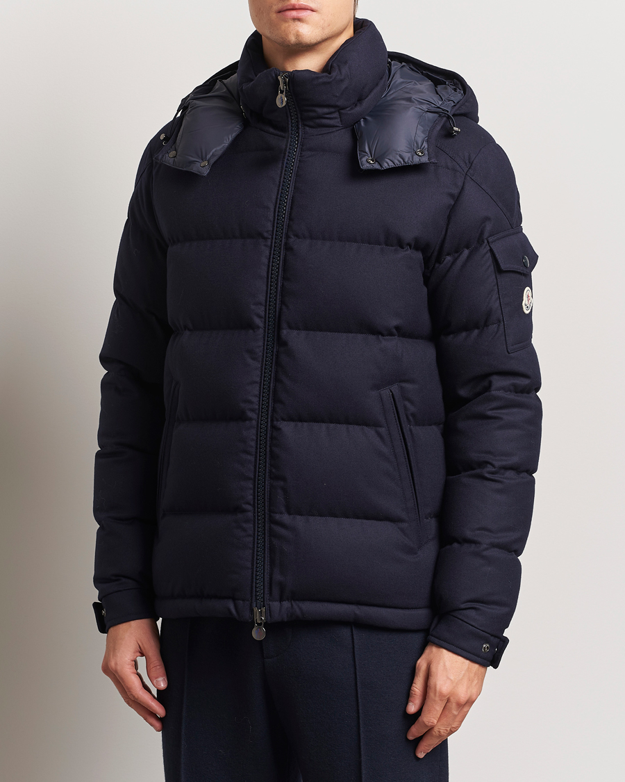 Mies | Takit | Moncler | Montgenevre Flannel Down Jacket Navy