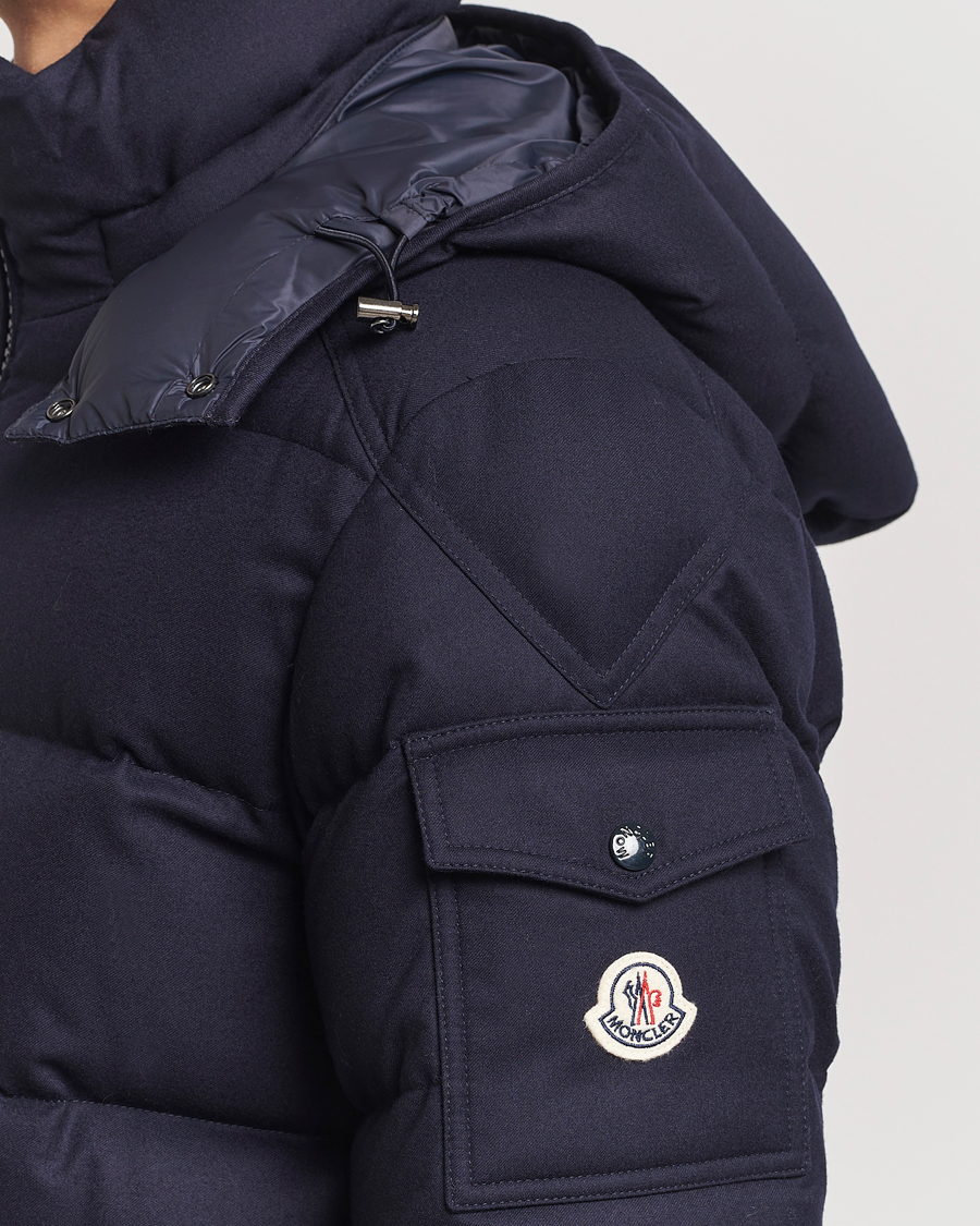 Mies | Takit | Moncler | Montgenevre Flannel Down Jacket Navy