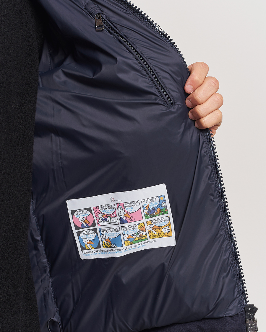 Mies | Takit | Moncler | Montgenevre Flannel Down Jacket Navy