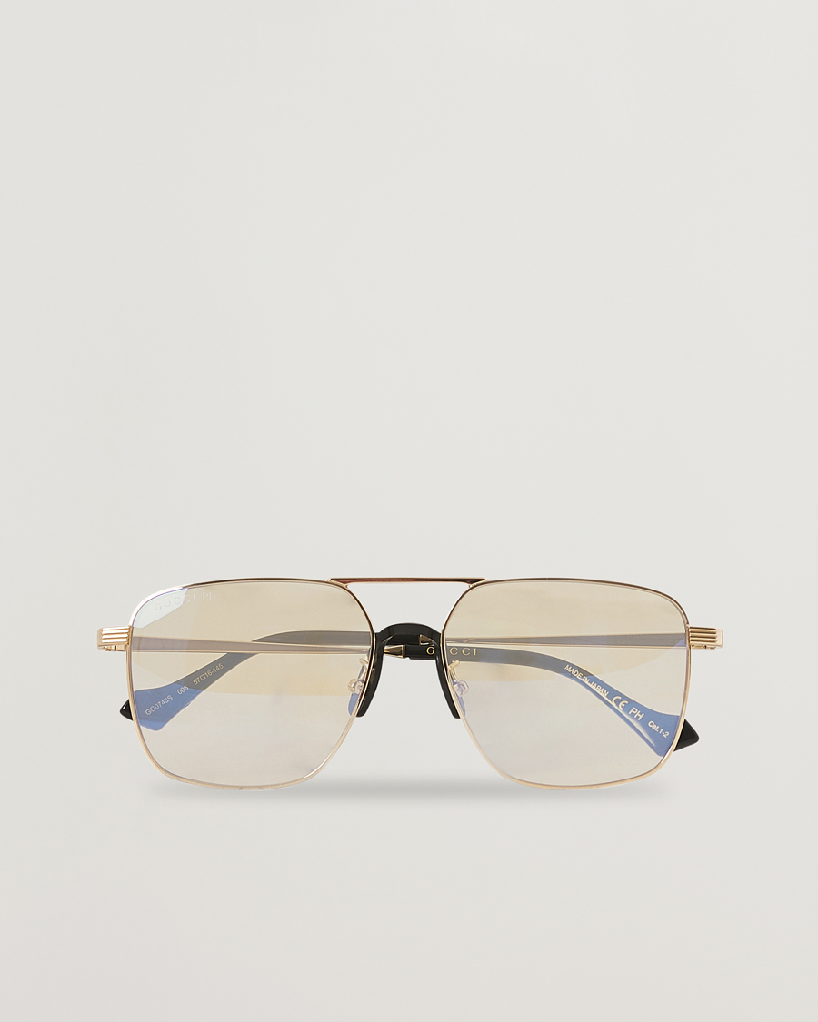 Mies | Gucci GG0743S Photochromic Sunglasses Shiny Endura Gold | Gucci | GG0743S Photochromic Sunglasses Shiny Endura Gold