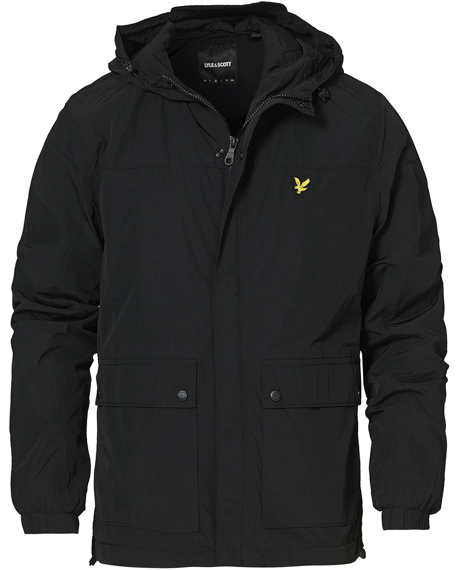 Mies | Takit | Lyle & Scott | Hooded Pocket Jacket Black