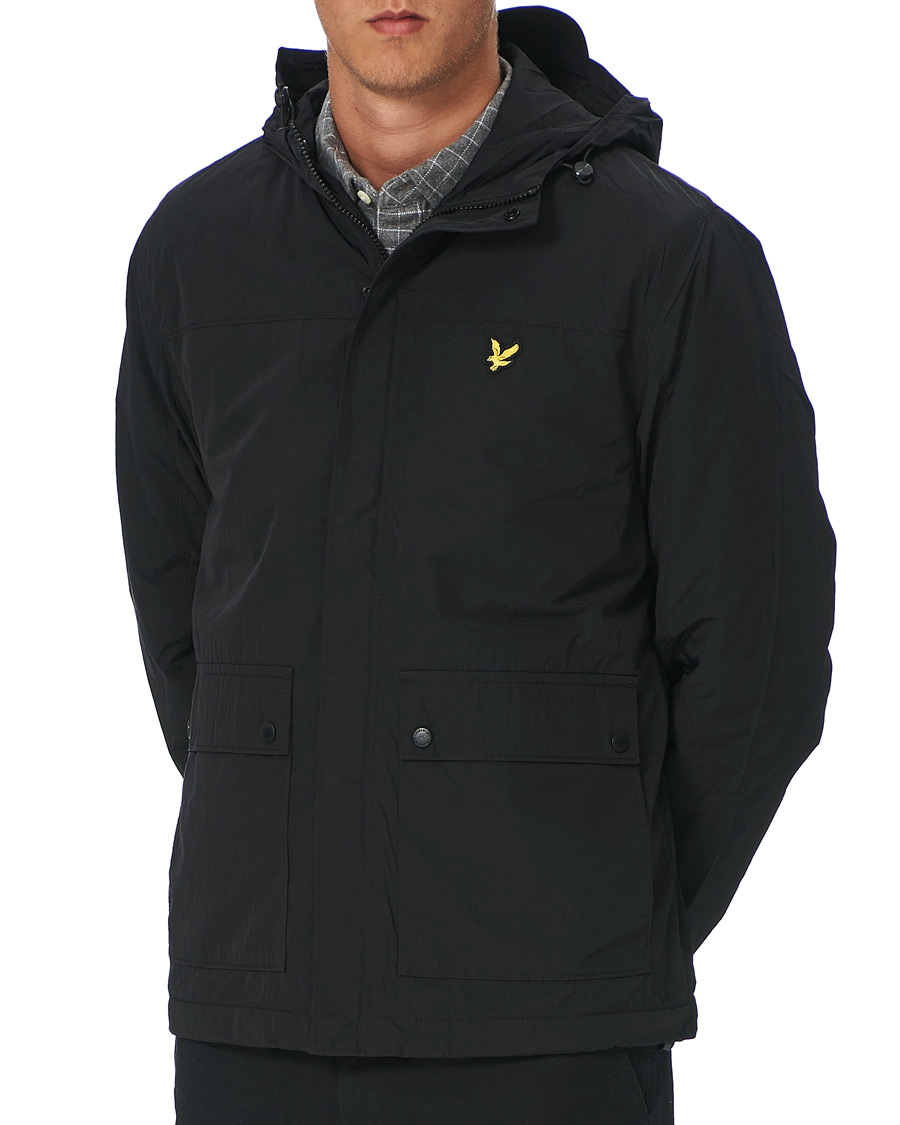 Mies | Takit | Lyle & Scott | Hooded Pocket Jacket Black