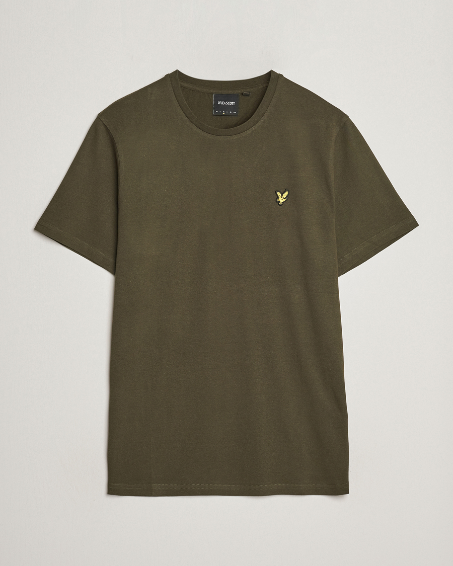 Mies | T-paidat | Lyle & Scott | Cotton Crew Neck T-Shirt Olive