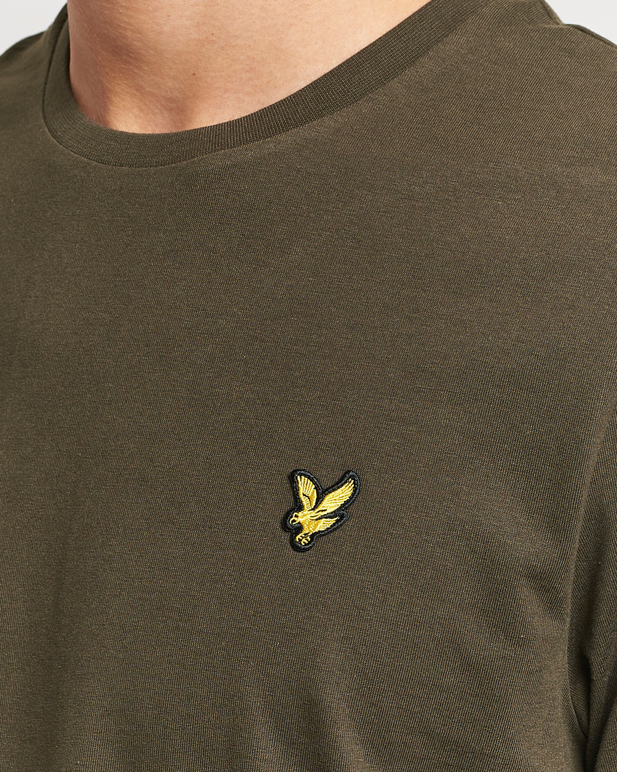 Mies | T-paidat | Lyle & Scott | Cotton Crew Neck T-Shirt Olive