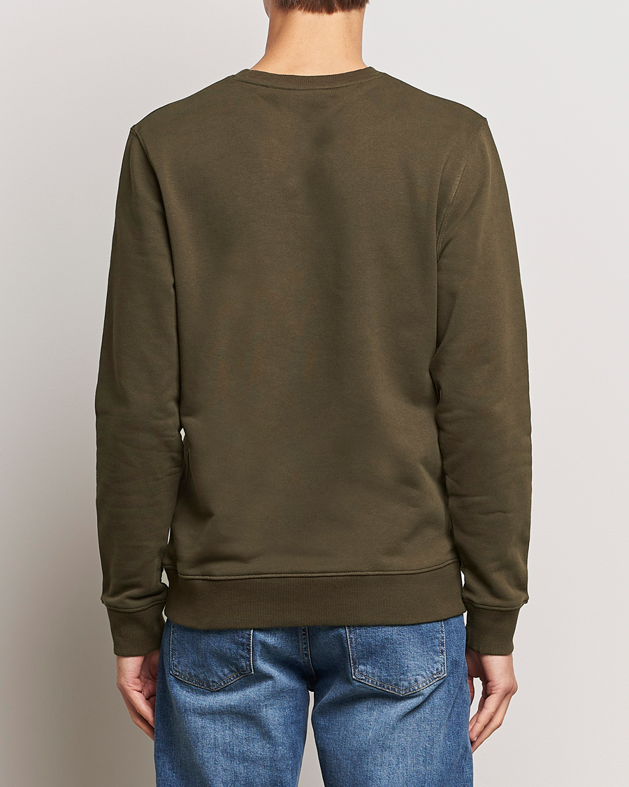 Mies | Puserot | Lyle & Scott | Organic Cotton Crew Neck Olive