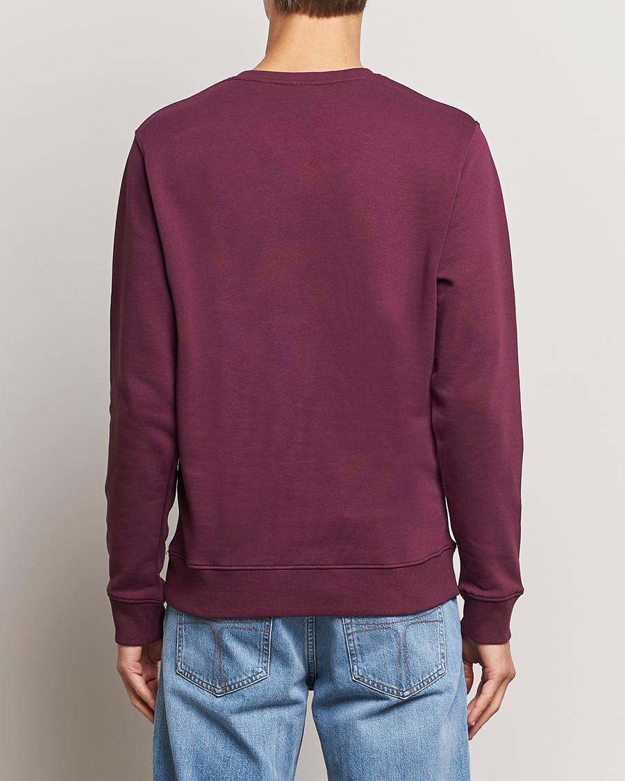 Mies | Puserot | Lyle & Scott | Organic Cotton Crew Neck Burgundy