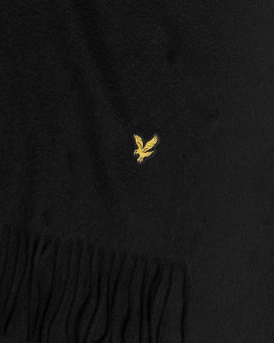 Mies | Lyle & Scott Lambswool Scarf True Black | Lyle & Scott | Lambswool Scarf True Black
