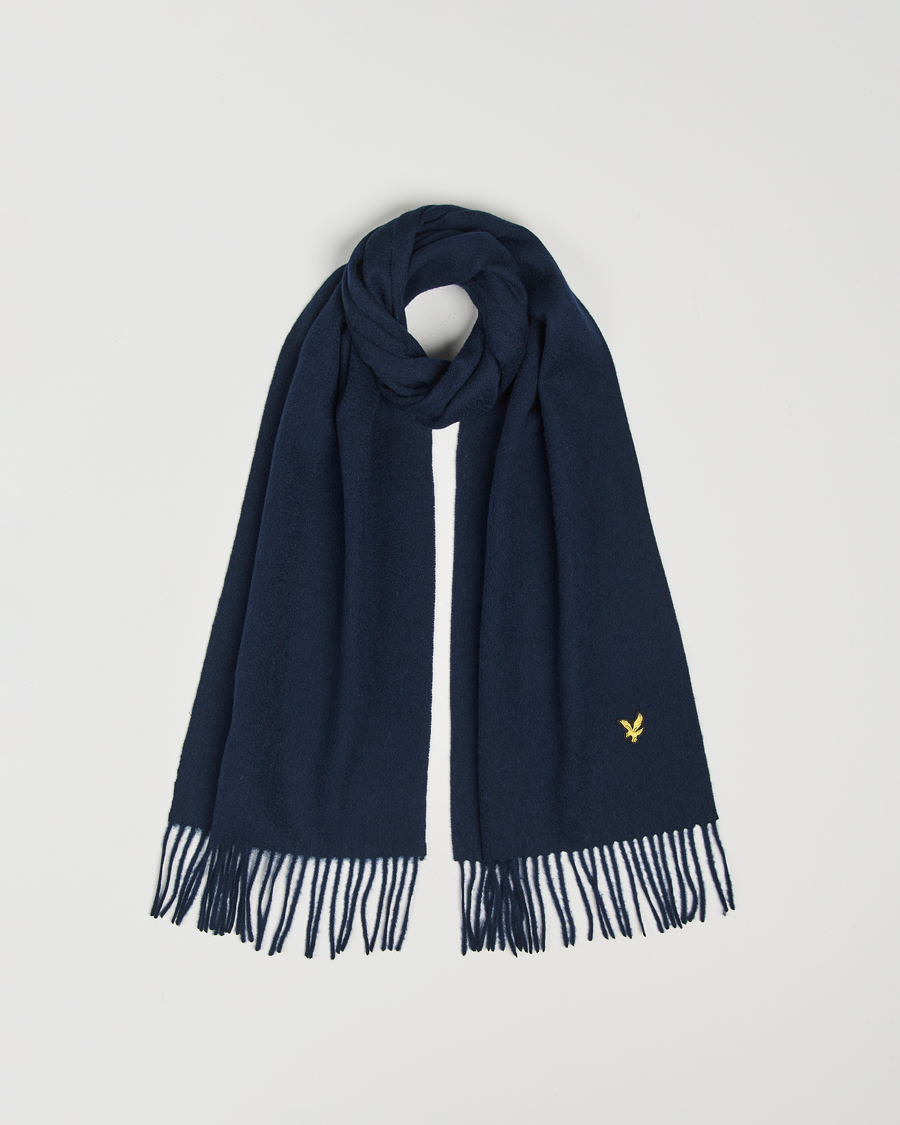Mies | Lyle & Scott Lambswool Scarf Dark Navy | Lyle & Scott | Lambswool Scarf Dark Navy