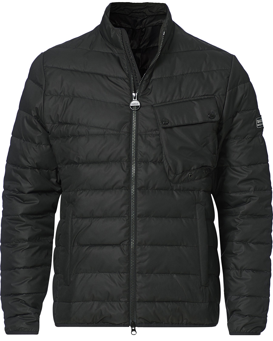 Mies | Takit | Barbour International | Winter Chain Baffle Quilt Jacket Black