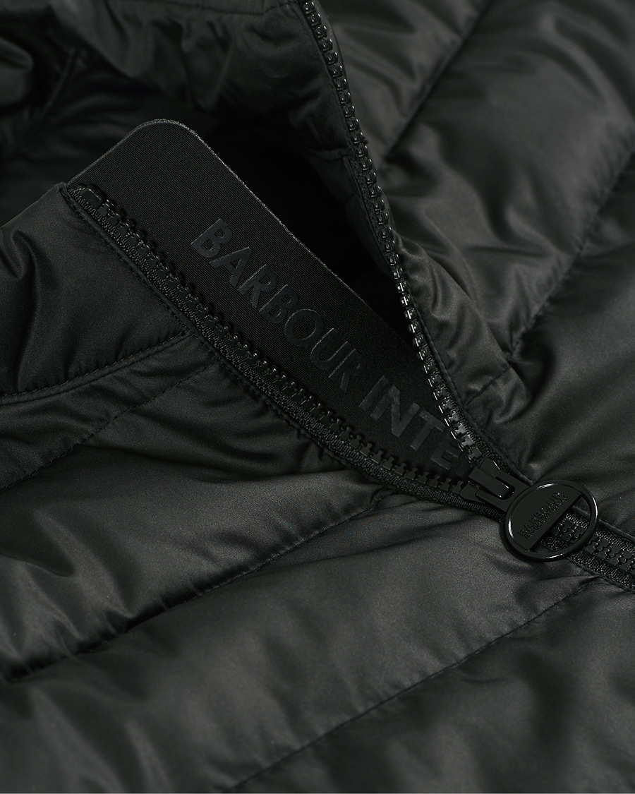 Mies | Takit | Barbour International | Winter Chain Baffle Quilt Jacket Black
