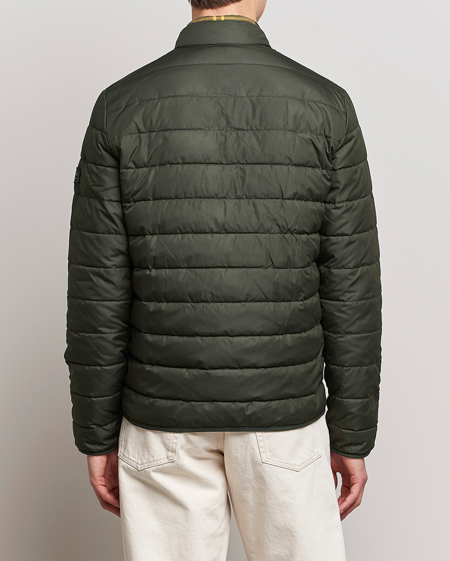 Mies | Takit | Barbour International | Winter Chain Baffle Quilt Jacket Sage