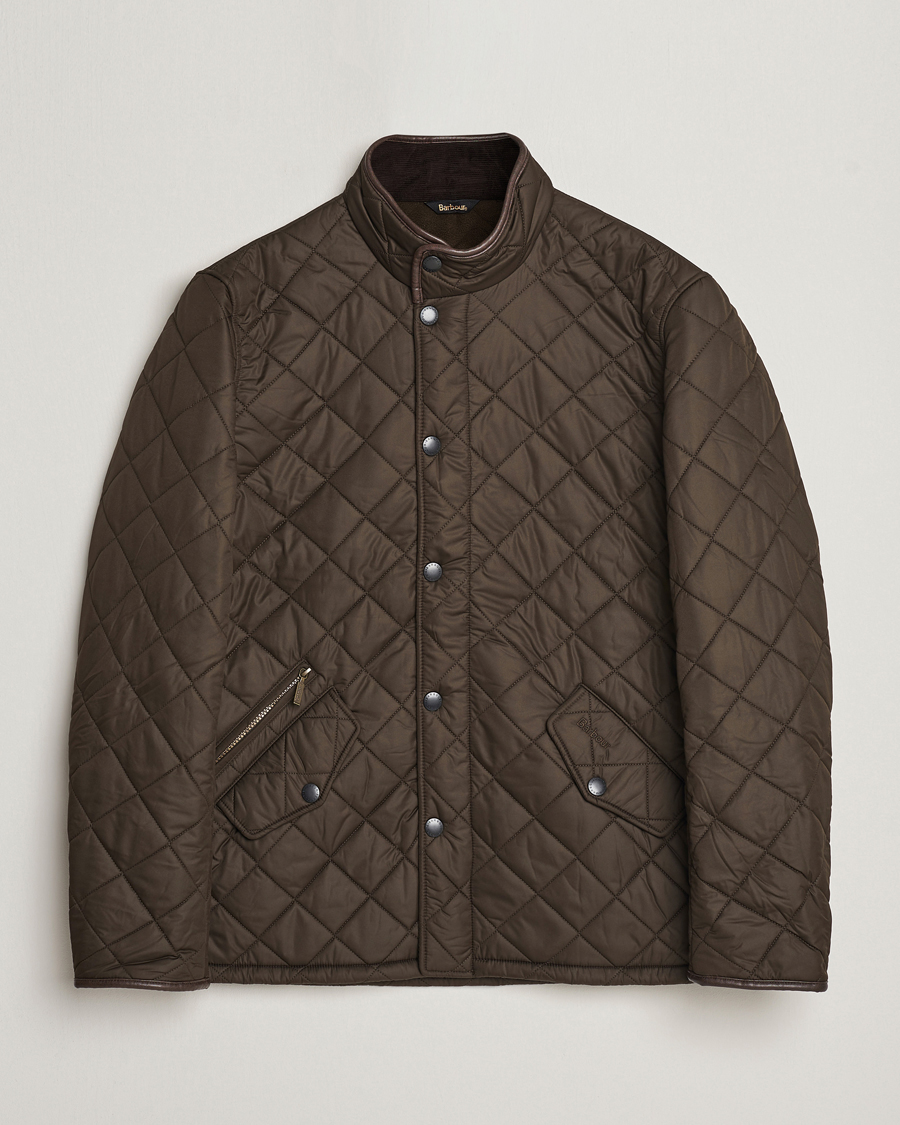 Mies | Takit | Barbour Lifestyle | Powell Quilted Jacket Olive