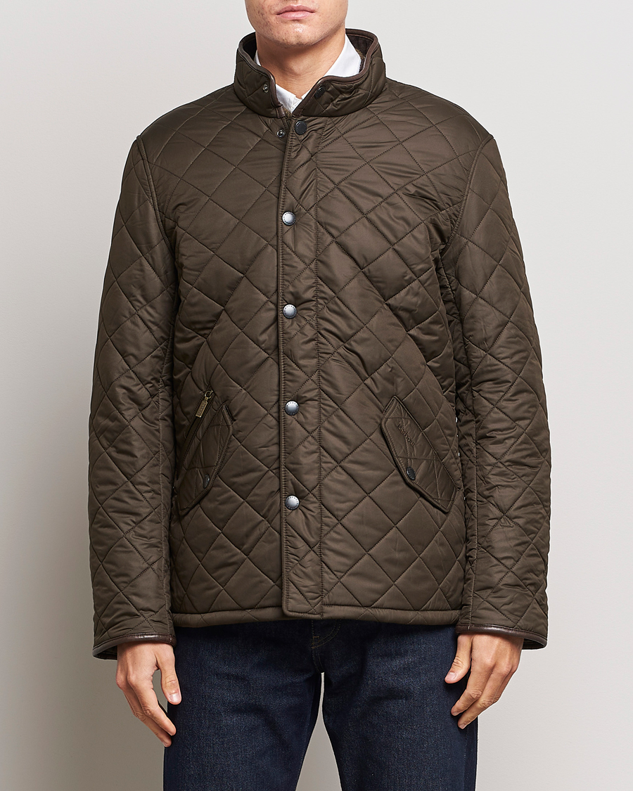 Mies | Takit | Barbour Lifestyle | Powell Quilted Jacket Olive