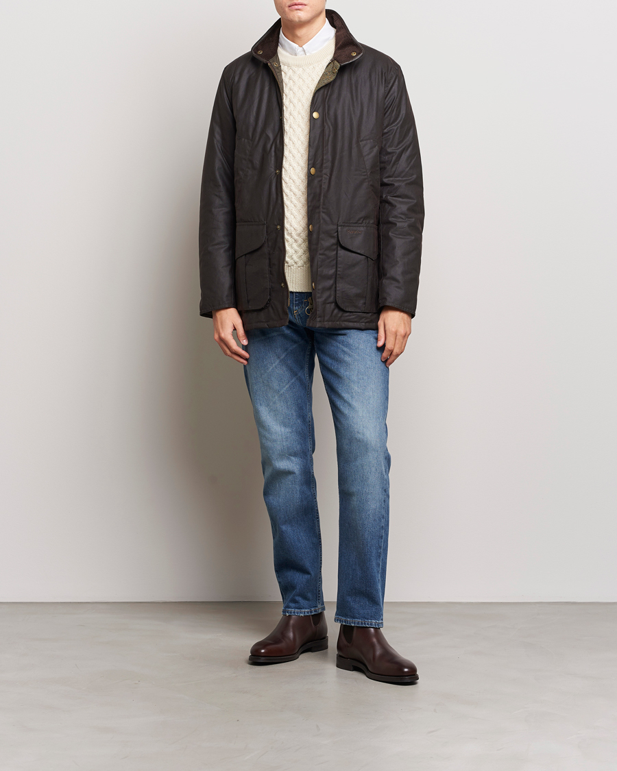 Mies | Takit | Barbour Lifestyle | Hereford Wax Jacket Rustic