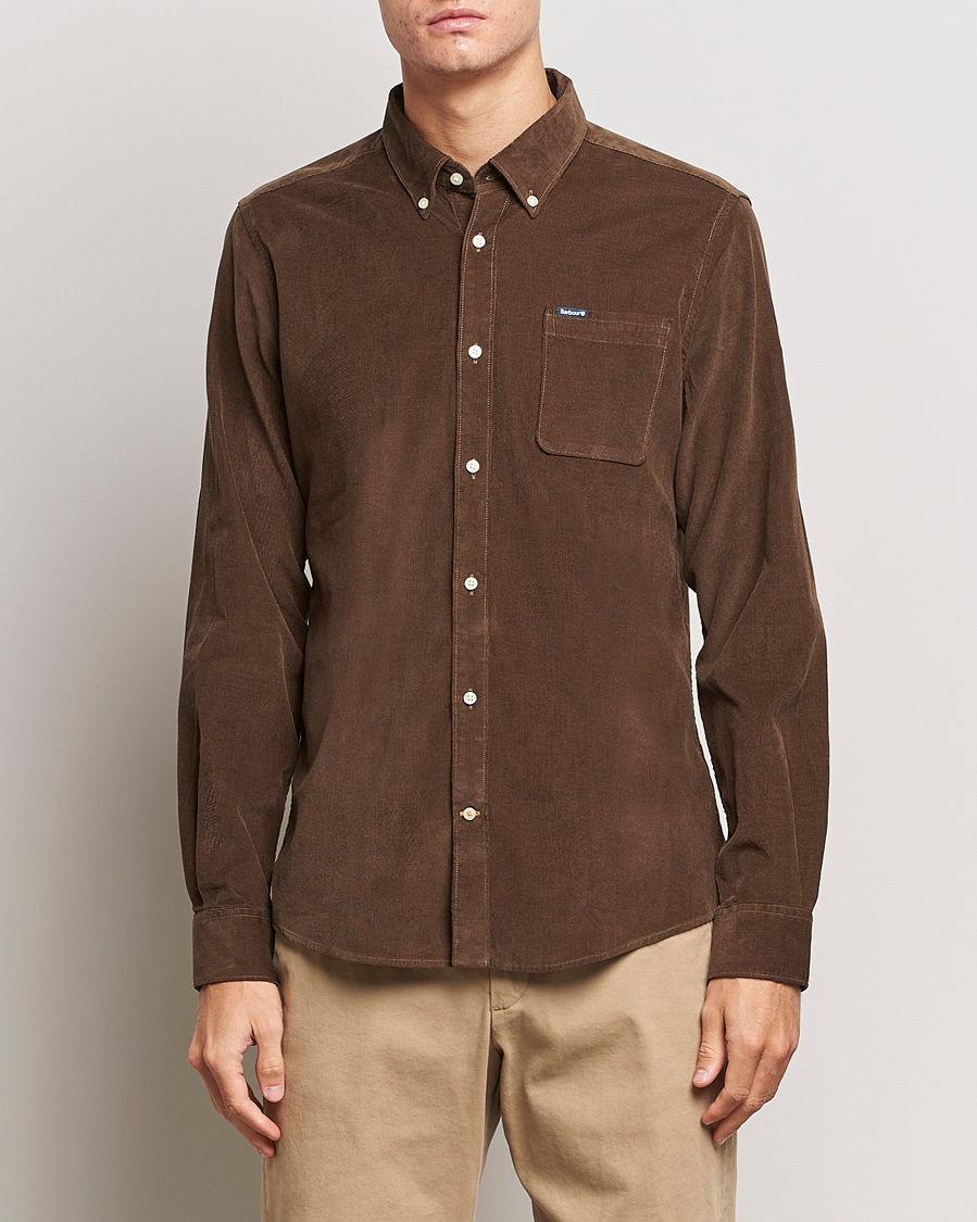 Mies | Kauluspaidat | Barbour Lifestyle | Ramsey Corduroy Shirt Brown
