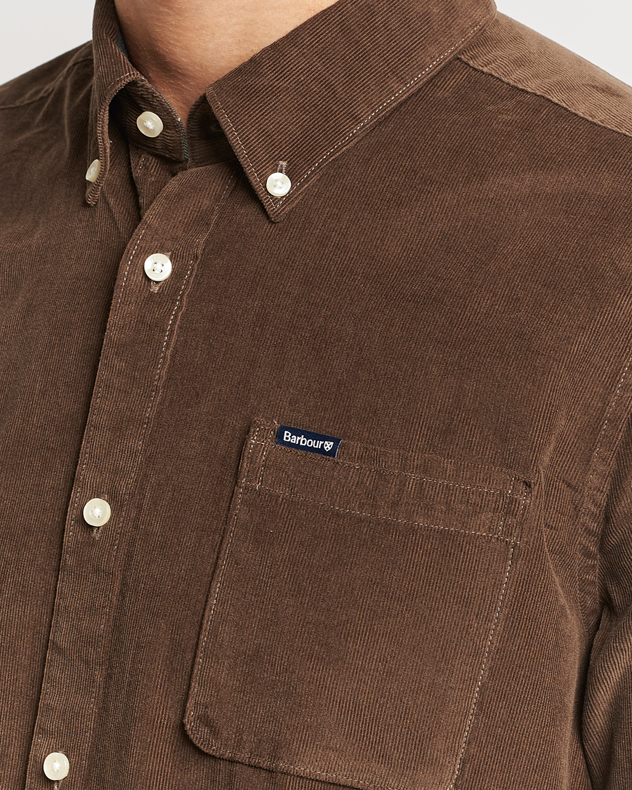 Mies | Kauluspaidat | Barbour Lifestyle | Ramsey Corduroy Shirt Brown