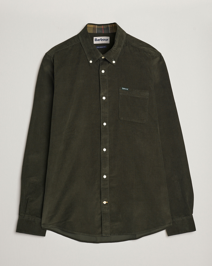 Miehet |  | Barbour Lifestyle | Ramsey Corduroy Shirt Forest