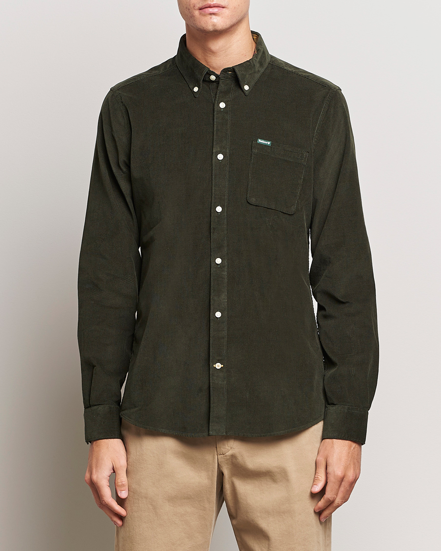Mies |  | Barbour Lifestyle | Ramsey Corduroy Shirt Forest