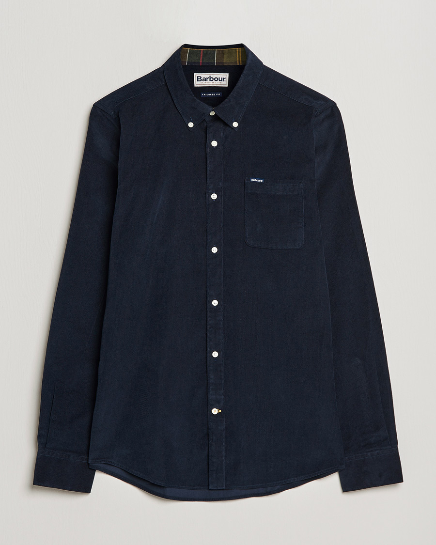 Mies | Kauluspaidat | Barbour Lifestyle | Ramsey Corduroy Shirt Navy