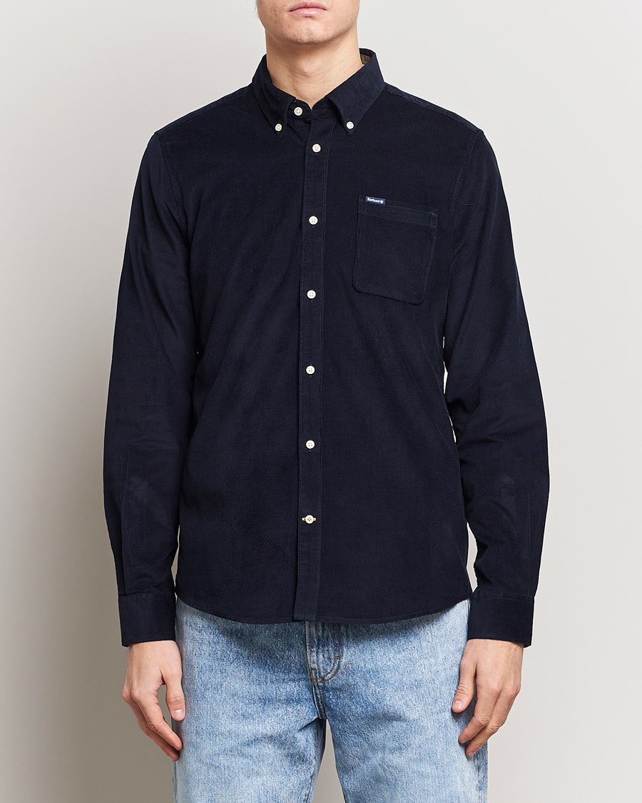 Mies | Kauluspaidat | Barbour Lifestyle | Ramsey Corduroy Shirt Navy
