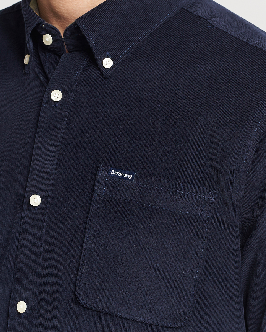 Mies | Kauluspaidat | Barbour Lifestyle | Ramsey Corduroy Shirt Navy