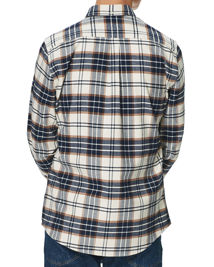 Mies | Kauluspaidat | Barbour Lifestyle | Portdown Flannel Check Shirt Ecru