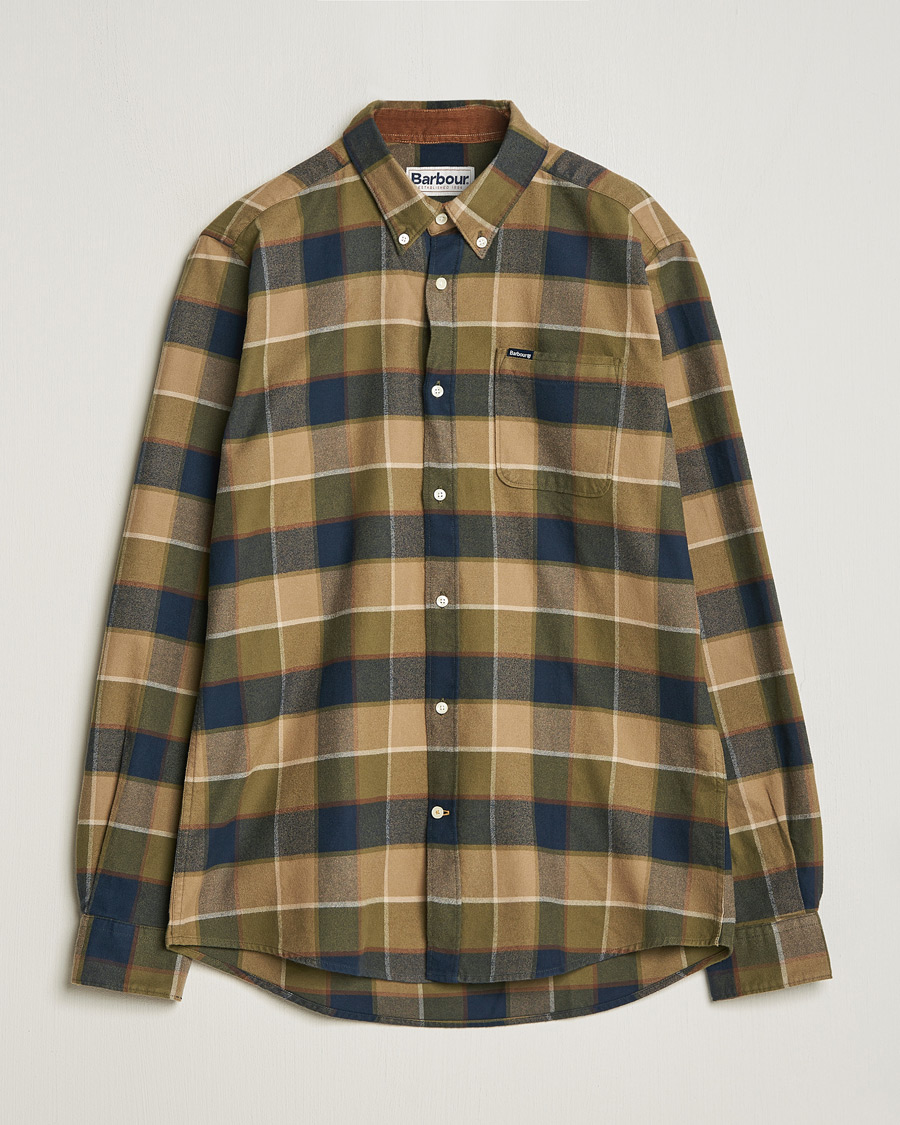 Mies | Kauluspaidat | Barbour Lifestyle | Country Check Flannel Shirt Stone