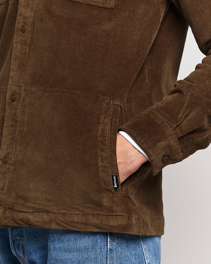 Mies | Kauluspaidat | Barbour Lifestyle | Corduroy Overshirt French Sandstone