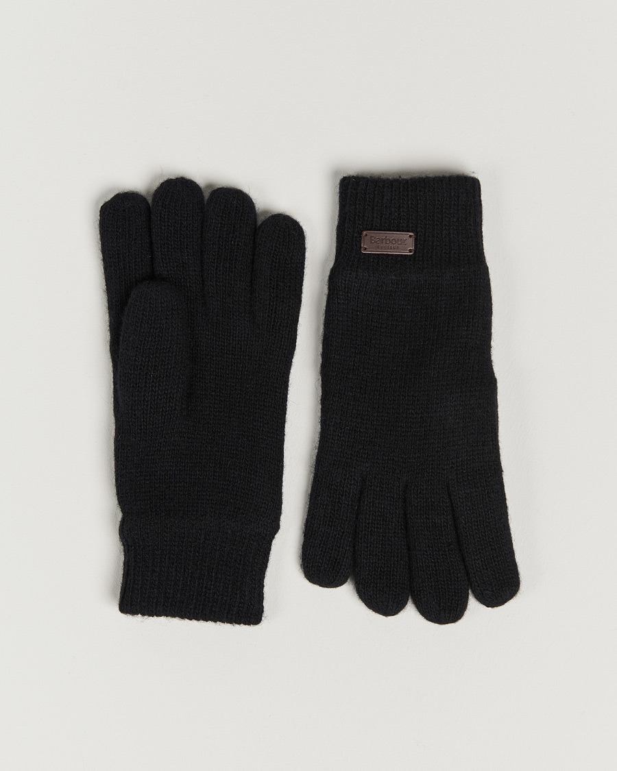 Mies | Lämmittävät asusteet | Barbour Lifestyle | Carlton Wool Gloves Black