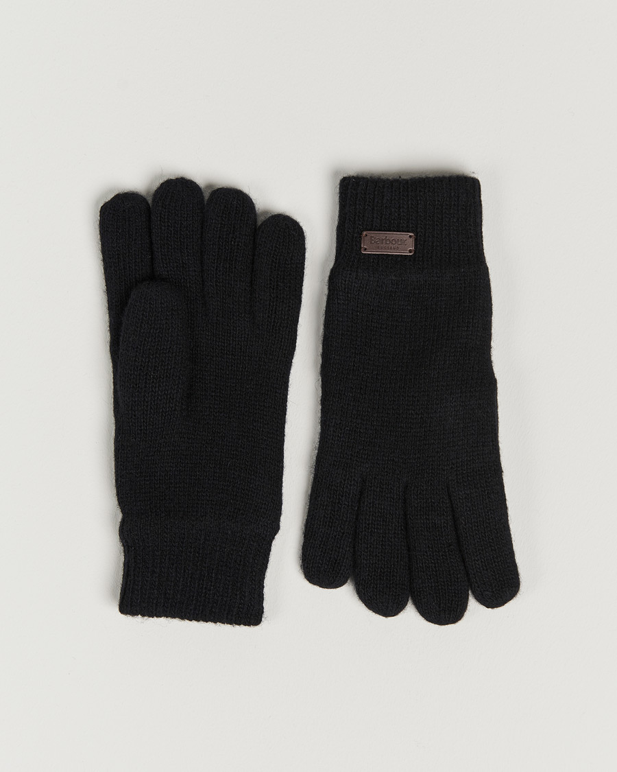 Mies | Barbour Lifestyle Carlton Wool Gloves Black | Barbour Lifestyle | Carlton Wool Gloves Black