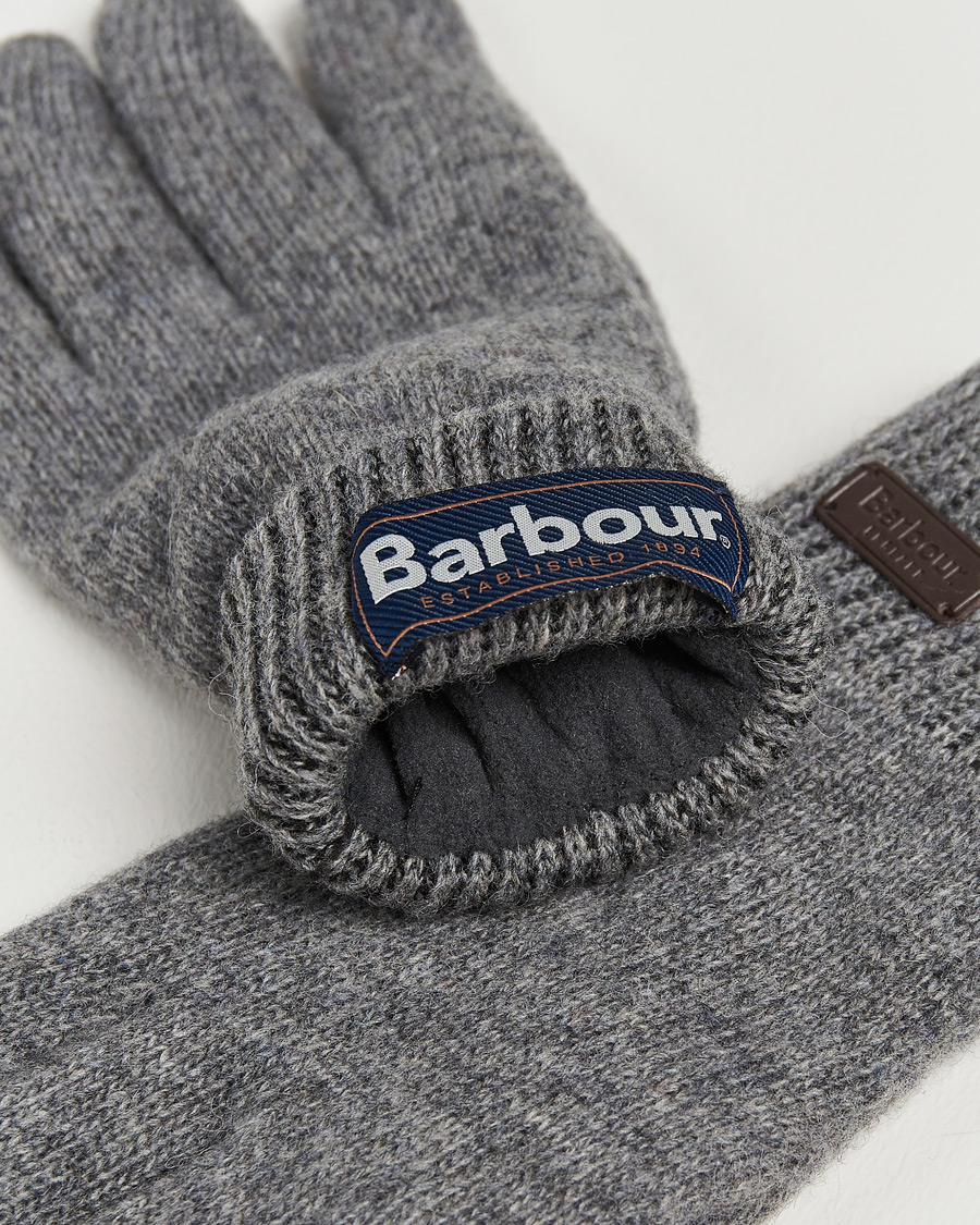 Mies | Barbour Lifestyle Carlton Wool Gloves Grey Marl | Barbour Lifestyle | Carlton Wool Gloves Grey Marl