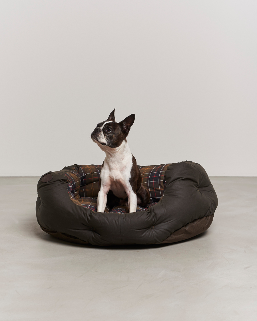 Mies | Barbour Lifestyle Wax Cotton Dog Bed 30' Olive | Barbour Lifestyle | Wax Cotton Dog Bed 30' Olive