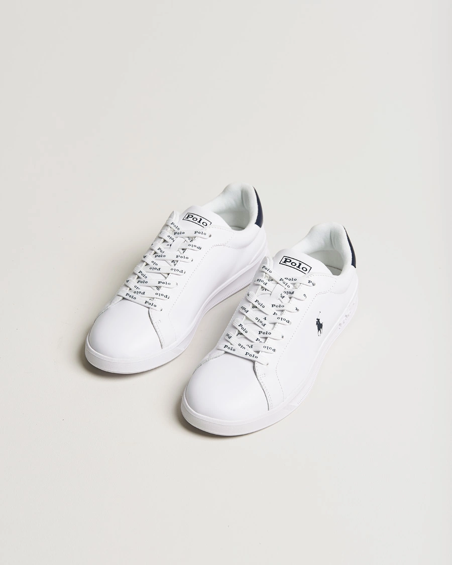 Mies | Preppy AuthenticGAMMAL | Polo Ralph Lauren | Heritage Court Sneaker White/Newport Navy