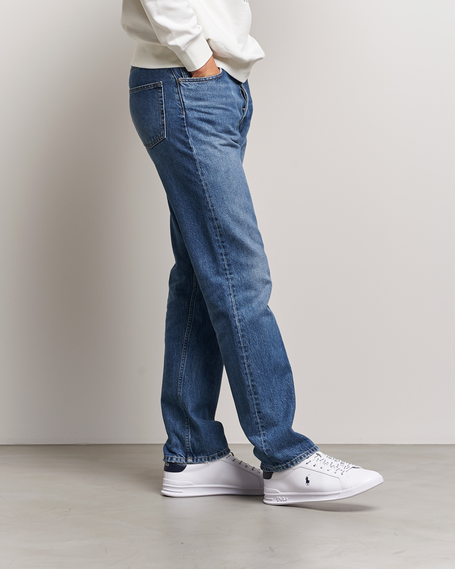 Mies | Tennarit | Polo Ralph Lauren | Heritage Court Sneakers White/Newport Navy