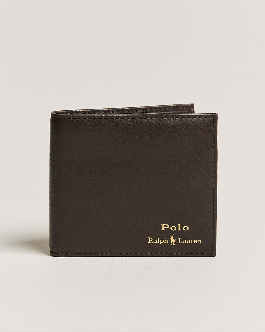 Miehet |  | Polo Ralph Lauren | Leather Billfold Wallet Brown