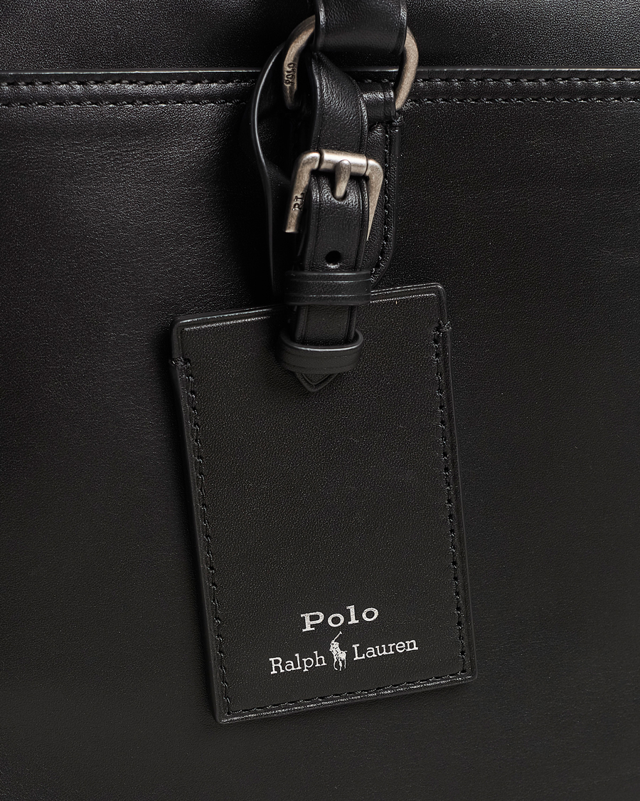 Mies | Laukut | Polo Ralph Lauren | Leather Commuter Bag  Black