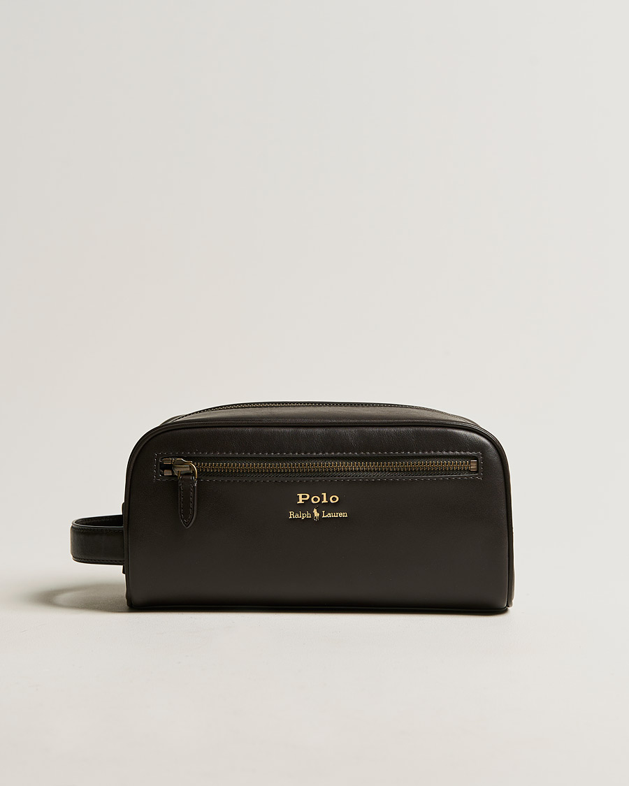 Mies | Polo Ralph Lauren Leather Washbag Brown | Polo Ralph Lauren | Leather Washbag Brown