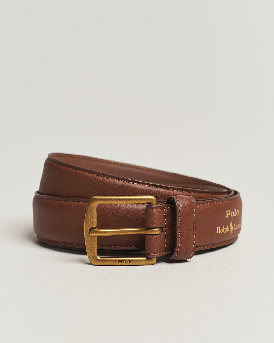 Mies | Vyöt | Polo Ralph Lauren | Leather Belt Brown