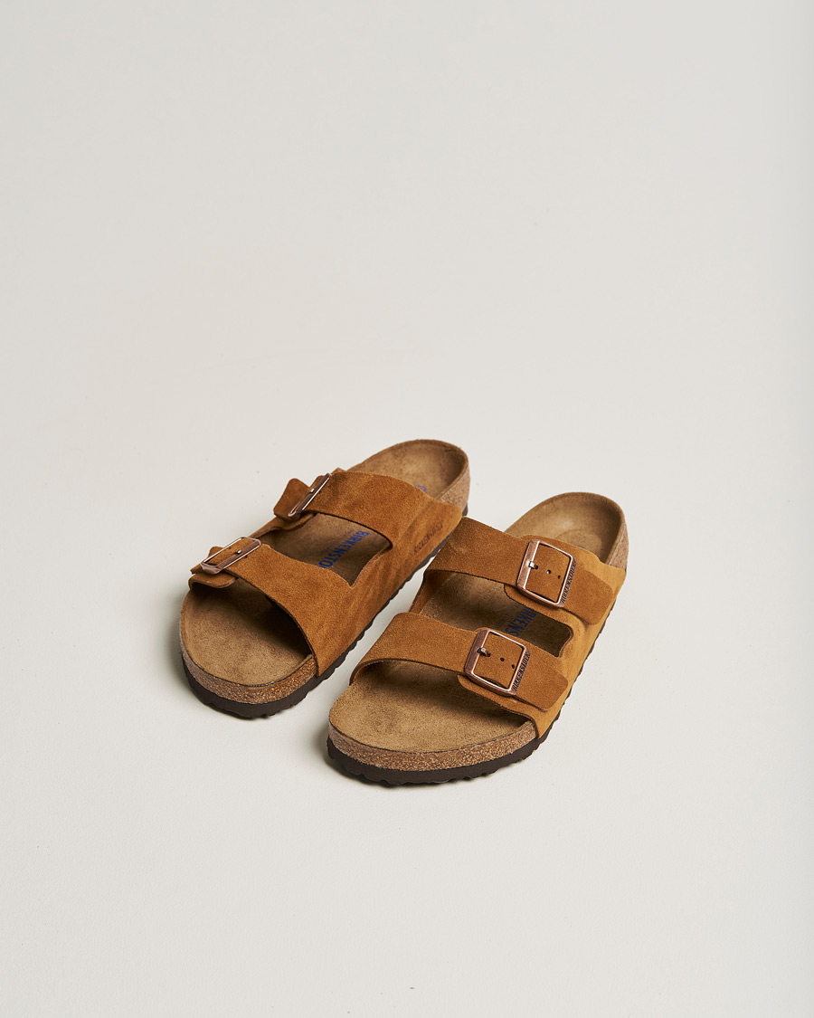 Mies | Sandaalit ja tohvelit | BIRKENSTOCK | Arizona Soft Footbed Mink Suede