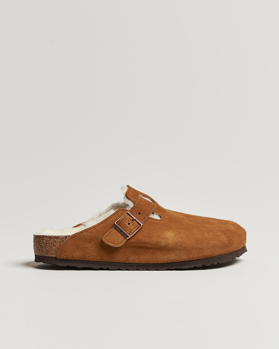 Mies | BIRKENSTOCK Boston Shearling Mink Suede | BIRKENSTOCK | Boston Shearling Mink Suede