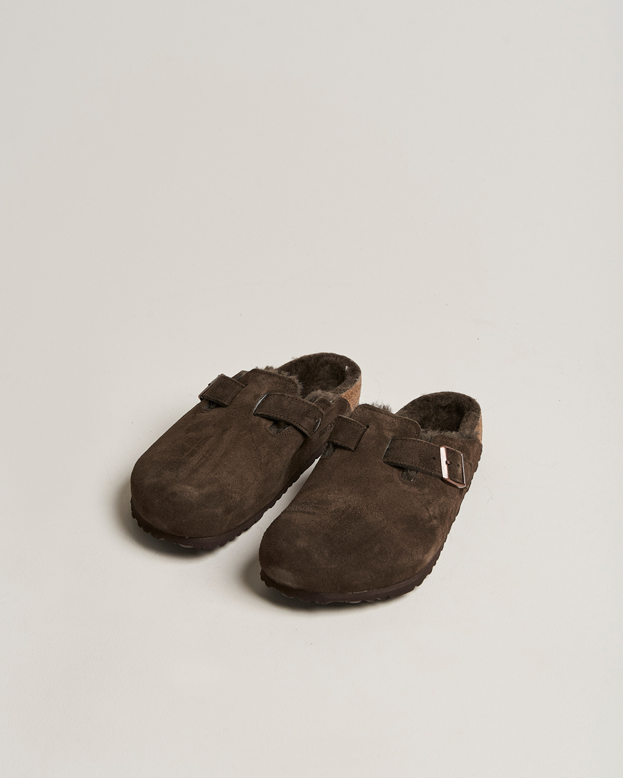 Mies | BIRKENSTOCK Boston Shearling Mocca Suede 40 | BIRKENSTOCK | Boston Shearling Mocca Suede 40
