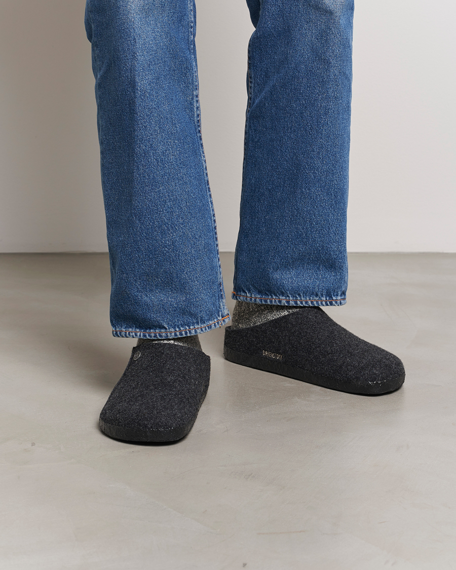 Mies | Sandaalit ja tohvelit | BIRKENSTOCK | Zermatt Wool Felt Anthracite