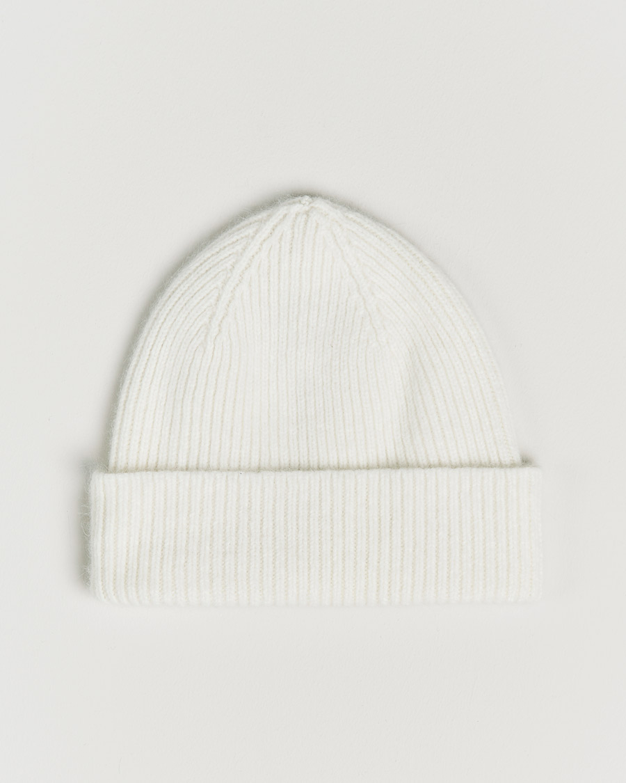 Mies | Pipot | Le Bonnet | Lambswool/Caregora Beanie Snow