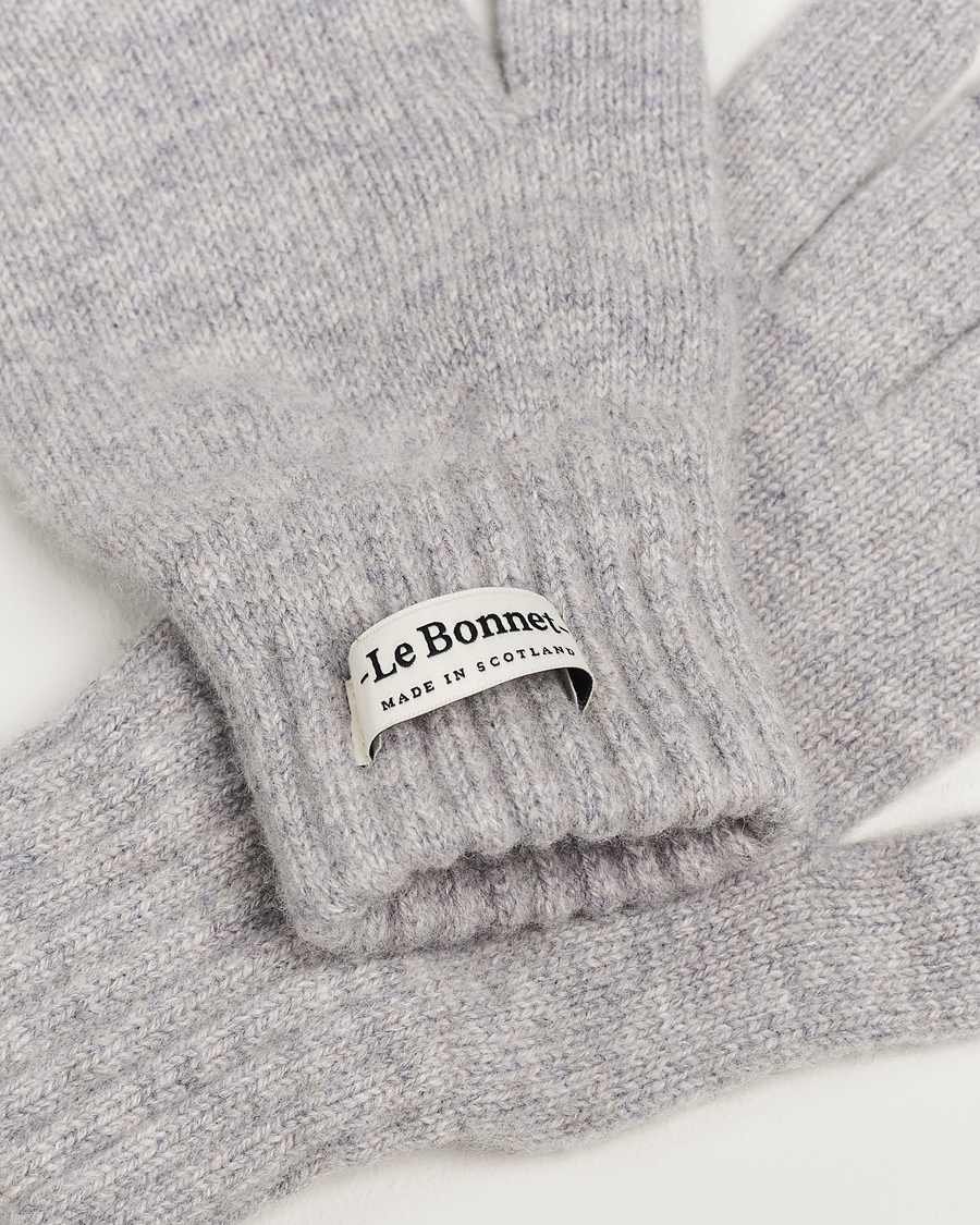 Mies |  | Le Bonnet | Merino Wool Gloves Smoke