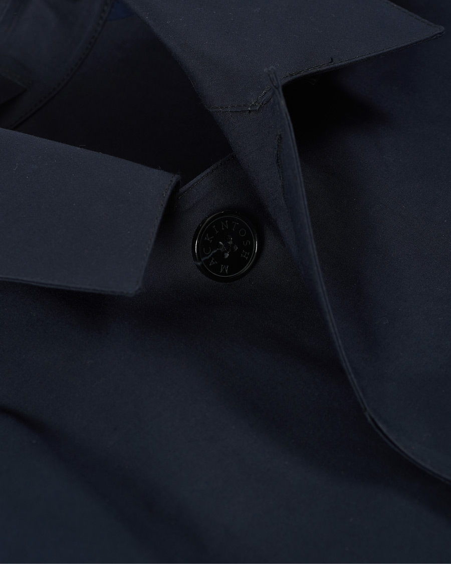 Mies | Takit | Mackintosh | Oxford Bonded Cotton Coat Navy
