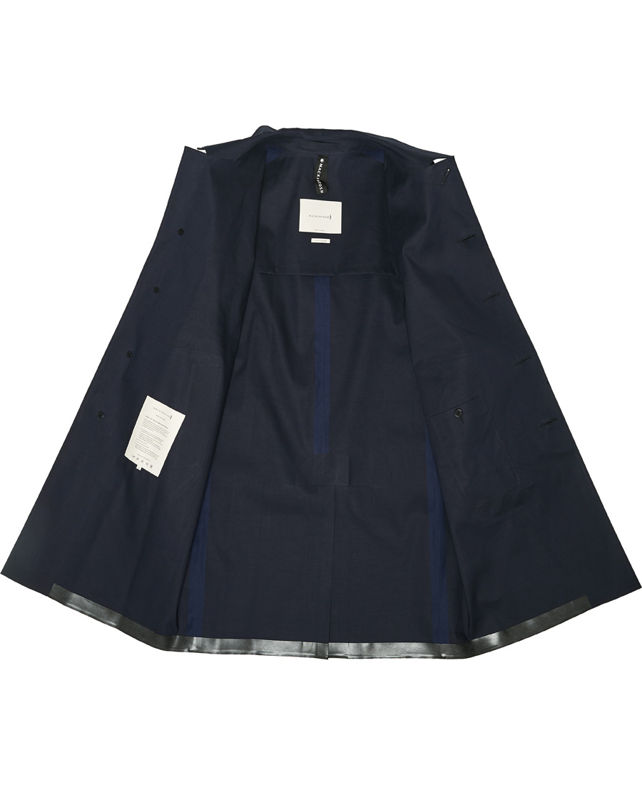 Mies | Takit | Mackintosh | Oxford Bonded Cotton Coat Navy