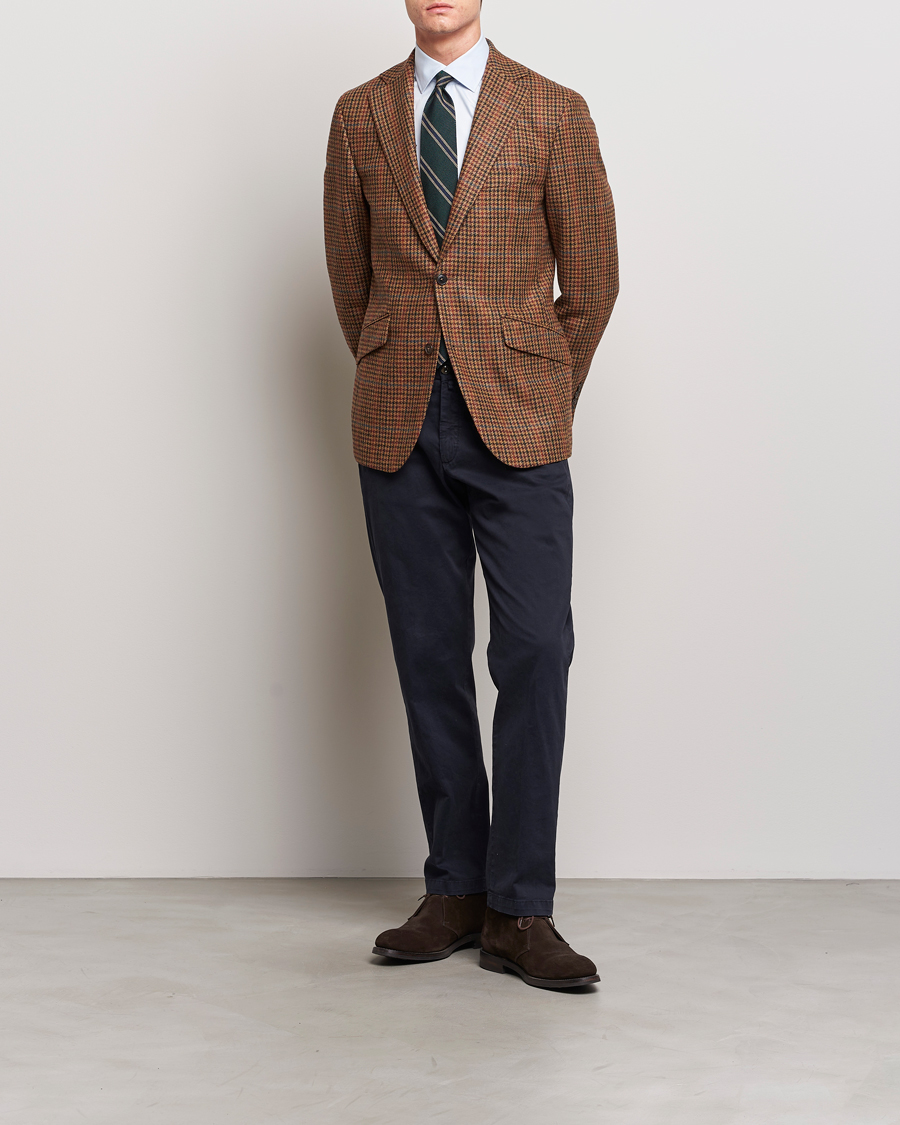 Mies | Pikkutakit | Walker Slater | Edward Lambswool Houndstooth Blazer Tan